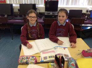 P6 taking part in Numeracy activities.